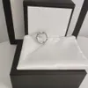 Sälj S925 Sterling Silver Ring Top Woman eller Man Ring High Quality Ring Par Jewelry Supply314K