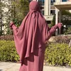 Ethnic Clothing Muslim Long Khimar Hijab Ramadan Eid Formal Prayer Garment Jilbab Hijabs For Woman Niqab Burka Islamic Turkey Djellaba