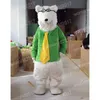 Costume da mascotte di orso polare di Halloween Simulazione di personaggi dei cartoni animati Abiti da completo per adulti, compleanno, Natale, carnevale