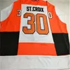 Custom Men Youth Rick ST.CROIX #30 Maine Mariners Retro Hockey Jersey Davis Ed Home or Any Name Number Top Quality Jerseys White Orange