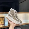 2023 Hommes Designers de luxe Sneaker Mode Toile Chaussures de tennis Garnitures en tissu Chaussures à semelle épaisse