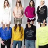 Zadig Voltaire Nakış Hoodie ZV Tasarımcı Külot Kadınlar Klasik Mektup Pamuk Sweatshirts Gevşek Sweater