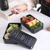 Lunch Box Food Container Heated Container Bento Food Box For Kids Lancboks Lonchera Meal Prep Thermos Bag Bolsa Almuerzo T200710215H