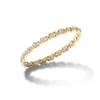 Gold Plated Charm Tennis Chain Jewelry Claw Seting Cz Diamond Decorated Cuban Link Armband