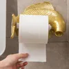 Porte-Papier Hygiénique Koi Statue Poisson Artisanat Porte-Papier Hygiénique Porte-Serviettes Tenture Murale Salle De Bains Ménage Porte-Papier Hygiénique Poinçonnage Gratuit Décoration 231212