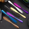 Knives Stainless Steel Butter Knife Holes Cheese Dessert Cutlery Toast Wipe Cream Bread Cutter Tableware Kitchen Tools