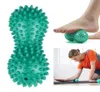 Fußmassage Roller Erdnuss Doppelte Lacrosse Spiky Ball Myofascial Bälle für Plantarfasziitis Mobilität Rücken Fußbogen Schmerz Relief226657661