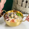 Pans Pots Kitchenware Kitchen Cookware Sets Saucepan Cooking Home Seafood Wok Useful Things Induction Cooker Stainless Steel 231213