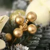 Dekoracyjne kwiaty ręcznie wykonane sosnowe wieniec świąteczny z szyszkami i złotymi akcentami LED LED - idealny wystrój wakacyjny trwały