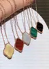 designer Pendant Necklaces for women Elegant 4Four Leaf Clover locket Necklace Highly Quality Choker chains Designer Jewelry 18K 9053484