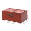 Jewelry Pouches Case Organizer Wooden Holder Rosewood Portable Box Trinket Sundries Jewlery Storage