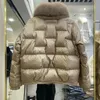 Men's Down Parkas Jacket Women's Autumn and Winter Mink Patchwork Short Vintage Buckle Large Fur Fashion Trend Coats 231213