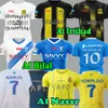 23 24 Al Nassr FC Soccer Jerseys Ronaldo Mane 2023 Al Hilal Neymar Jr Ruben Shirts 2024 Al Ittihad Benzema Kante Fabinho Shirt Player Fans Män barn Kits uniform