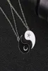 Anhänger Halsketten 2 PCs Yin Yang Moon Star für Frauen Männer Taichi Viel Glück Paar Halskette Schmuck Zauberer Freundschaft Geschenk 4826575