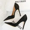 Sukienka buty Bigtree Designer Pumps Pumple Stope High Heels Panie Fashion Sexy Party Plus Size 43 231212