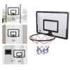 Bolas pequena porta montada conjunto de cesta de basquete interior pendurado cesta de basquete e kit de jogo de rede para crianças 231213