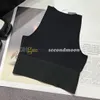 Solid Color Sport Vest Women Knits Crop Top Letters Print T Shirt Summer SEXY KORT TEE QUICK DRY VESTS