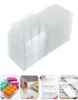 50pcs Wax Melt Clamshell Molds Clear Empty Cube Tray For Soap Gift Wrap1273620