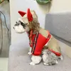 Tasarımcı Köpek Giysileri Sıcak Köpek Klasik Mektup Deseni Lüks Köpek Ceket Soğuk Hava İçin Sıcak Köpek Kapşın