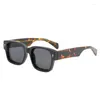 Zonnebrillen Europa en de Verenigde Staten Handgemaakte Big Frame Star Retro Black Face Men Women UV4000 Drijvende bril