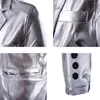 Costumes pour hommes chic paillettes Bling robe de smoking costume deux boutons manteau de fête Blazer respirent la confiance et le style lors des fêtes