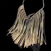 Pendant Necklaces the Joys of Spring Exaggerated Three-dimensional Long Swallow Tassel Necklace