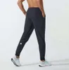 Męskie spodnie lululemen lulu krótki strój jogi jogger sport Szybki sucha kieszenie na siłownię sznurka dresowe spodnie spodni swobodny elastyczny fitness 6625ess 6625ess