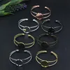 BoYuTe – bracelets à Base de Cabochon rond de 20mm, 10 pièces, nouveau produit, 7 couleurs plaquées, DIY, Blanks245R