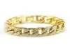 Heren ijsketen kettingarmbanden Gold Cubaanse link Miami Bracelet Fashion Hip Hop Jewelry6141605