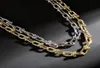 New Fashion 68mm 18inch Gold Silver ColorsLink Chain Necklaces for Men Women Nice Gift73143263426256