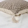 Pillow Wholesale Tufted Cover Cotton Covers Decorative Home Vintage Jacquard Handmade Woven