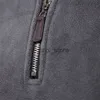 Мужские толстовки толстовок айопесон качество качество сгустка теплое флисовое пиджак для мужчин. Пуловая шея на молнии мужская толстовка мягкая оболочка мужская куртка J231213