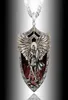 Exquisite Fashion Warrior Guardian Holy Angel Saint Michael Pendant Necklace Unique Knight Shield Necklace Anniversary Gift G12062832909