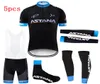 Été 2021 Black Team Astana Maillot de cyclisme Short de vélo Costume Ropa Ciclismo Séchage rapide Vêtements de vélo Maillot Manches Warmers7455919