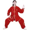 Ethnic Clothing Martial Art Uniform Kung Fu Suits Long Sleeve Tai Chi Chinese Traditional Taiji Outdoor Walking Morning Sprots V3060 231212