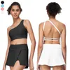 Active Sets Women Yoga Set Quick Dry Sport Bra Gym Skirt Fitness Shorts Workout Outfit 2 Piece Casual Badminton Tennis Suit Sportswear