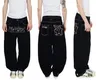 Jeans pour femmes y2k brodered raide large jambe masculine hip hop street vêtements harajuku pantalon de poche simple décontracté 231213