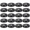 Kitchen Storage & Organization 20 Pieces Metal Regular Mouth Mason Jar Lids With Straw Hole Compatible Black 2 8 Inch251c