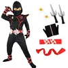 Ninja Kostüm Kind Ninja Party Kostüme Jungen Halloween Kostüm Anime Cosplay Krieger Ninja Anzug Kinder Kleidung Overall Set G092419