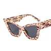 Lunettes de soleil œil de chat pour femmes, motif coloré, tendance pour hommes, lunettes de fête Street Po