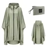 Rain Wear Nylon Vuxna Regncoat Kvinnor Män vattentätt tält täcker utomhus vandring rockar poncho jacka kappa capa de chuva 231213