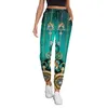 Pantalon femme Steampunk imprimé bijoux montre élégant surdimensionné pantalons de survêtement printemps femmes personnalisé hippie pantalon