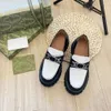 Designer Loafers Monolith Geborsteld Leer Dames chanels schoen Loafer Merk Metalen Gesp CCly Dikke Hak Schoenen Trouwjurk Kalfsleer Meerdere Stijlen Enkele Schoenen