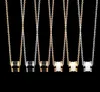 3 färger högkvalitativa rostfritt stål vårhänge kvinnor designer halsband b bokstav svart och vit gängad keramik halsband 4999580