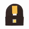 Bonnet d'hiver de marque pour hommes et femmes, bonnet chaud, européen et américain, Double couche en tricot plié, en laine, Hat278U