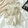 Mutande Intimo stile giapponese 3 pezzi Slip in cotone da uomo Tinta unita a righe traspiranti eleganti e minimalisti Boxer da uomo