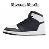 1 Reverse Panda Shoe 1s Solefly Basketball Shoes High Mens Black White Art Basel Yellow Ochre Celadon Royal Reimagined Satin Bred Gift Giving Laney Sneakers Trainers