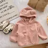 Jacken Koreanischer Stil Herbst Winter Strickjacke Jacke mit Fleece Jungen Mädchen Kleidung Kapuzenmantel