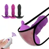 Osynlig vuxen sexuell leksak trådlös fjärrkontroll bärbar g spot teleskopisk tryckande dildo trosvibrator för kvinnor kvinnlig 230927