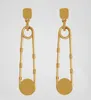 Designer Oorbellen Voor Vrouwen Goud Paperclip Hangende Oorbellen Mode Mannen Dangle Earring Luxurys Hoops Sieraden V Studs 925 Zilver Or1201842